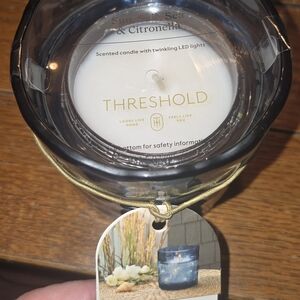 Threshold Scented Candle with LED Lights